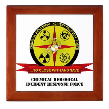 CBIRF - M01 - 03 - Chemical Biological Incident Response Force with Text - Keepsake Box - Click Image to Close