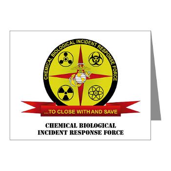 CBIRF - M01 - 02 - Chemical Biological Incident Response Force with Text - Note Cards (Pk of 20)