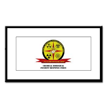 CBIRF - M01 - 02 - Chemical Biological Incident Response Force with Text - Small Framed Print