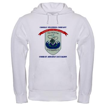 CEC - A01 - 01 - Combat Engineer Company with Text - Hooded Sweatshirt