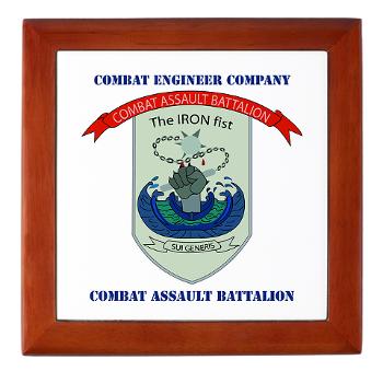 CEC - A01 - 01 - Combat Engineer Company with Text - Keepsake Box - Click Image to Close