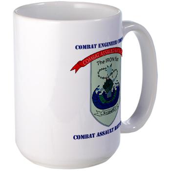 CEC - A01 - 01 - Combat Engineer Company with Text - Large Mug - Click Image to Close