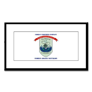 CEC - A01 - 01 - Combat Engineer Company with Text - Small Framed Print - Click Image to Close