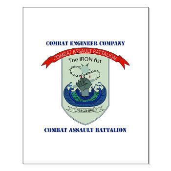 CEC - A01 - 01 - Combat Engineer Company with Text - Small Poster - Click Image to Close