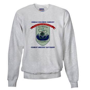 CEC - A01 - 01 - Combat Engineer Company with Text - Sweatshirt - Click Image to Close