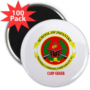 CG - M01 - 01 - Camp Geiger with Text - 2.25" Magnet (100 pack)