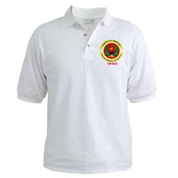 CG - A01 - 04 - Camp Geiger with Text - Golf Shirt
