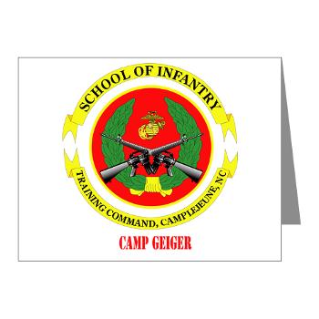 CG - M01 - 02 - Camp Geiger with Text - Note Cards (Pk of 20)