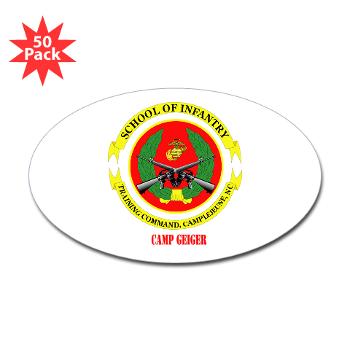 CG - M01 - 01 - Camp Geiger with Text - Sticker (Oval 50 pk) - Click Image to Close