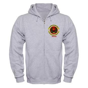 CG - A01 - 03 - Camp Geiger with Text - Zip Hoodie