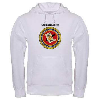 CGilbertHJohnson - A01 - 03 - Camp Gilbert H. Johnson with Text - Hooded Sweatshirt - Click Image to Close