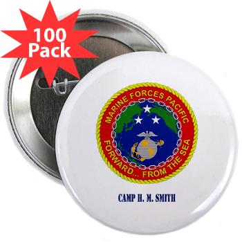 CHMS - M01 - 01 - Camp H. M. Smith with Text - 2.25" Button (100 pack)