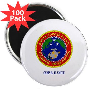 CHMS - M01 - 01 - Camp H. M. Smith with Text - 2.25" Magnet (100 pack)