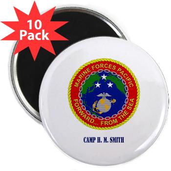CHMS - M01 - 01 - Camp H. M. Smith with Text - 2.25" Magnet (10 pack)