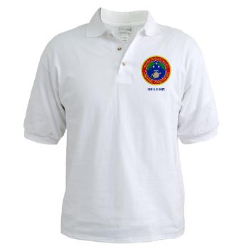 CHMS - A01 - 04 - Camp H. M. Smith with Text - Golf Shirt - Click Image to Close