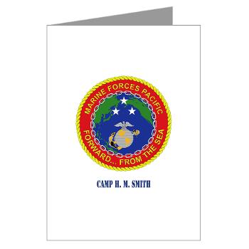 CHMS - M01 - 02 - Camp H. M. Smith with Text - Greeting Cards (Pk of 10)