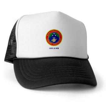 CHMS - A01 - 02 - Camp H. M. Smith with Text - Trucker Hat - Click Image to Close