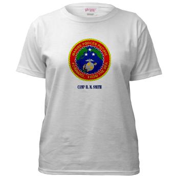 CHMS - A01 - 04 - Camp H. M. Smith with Text - Women's T-Shirt
