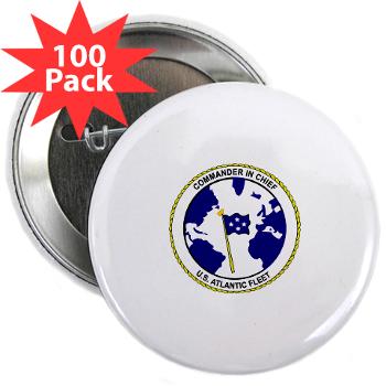CICUSAF - M01 - 01 - Commander In Chief, US Atlantic Fleet - 2.25" Button (100 pack) - Click Image to Close