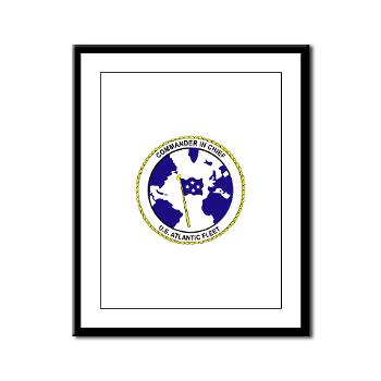 CICUSAF - M01 - 02 - Commander In Chief, US Atlantic Fleet - Framed Panel Print - Click Image to Close