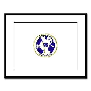 CICUSAF - M01 - 02 - Commander In Chief, US Atlantic Fleet - Large Framed Print - Click Image to Close