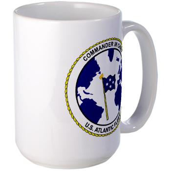 CICUSAF - M01 - 03 - Commander In Chief, US Atlantic Fleet - Large Mug