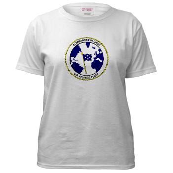 CICUSAF - A01 - 04 - Commander In Chief, US Atlantic Fleet - Women's T-Shirt