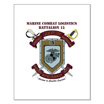 CLB15 - M01 - 02 - Combat Logistics Battalion 15 with Text - Small Poster - Click Image to Close