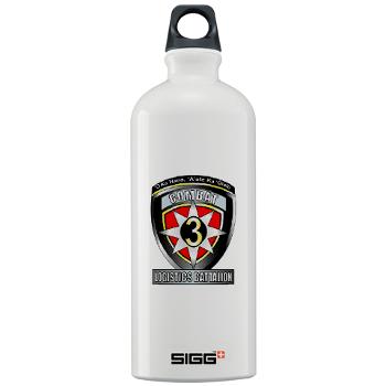 CLB3- M01 - 03 - Combat Logistics Battalion 3 Sigg Water Bottle 1.0L