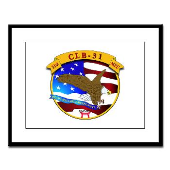 CLB31 - M01 - 02 - Landing support company Large Framed Print - Click Image to Close