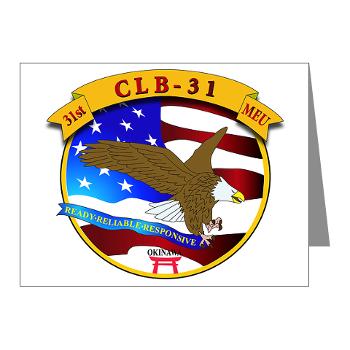CLB31 - M01 - 02 - Landing support company Note Cards (Pk of 20) - Click Image to Close