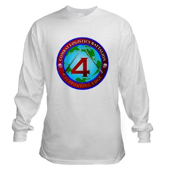 CLB4 - A01 - 03 - Combat Logistics Battalion 4 Long Sleeve T-Shirt - Click Image to Close