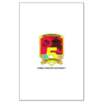 CLB5 - A01 - 01 - Combat Logistics Battalion 5 with Text - Large Poster