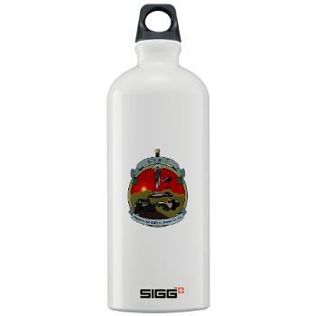 CLB7 - M01 - 03 - Combat Logistics Battalion 7 Sigg Water Bottle 1.0L