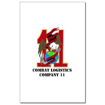 CLC11 - M01 - 02 - Combat Logistics Company 11 with Text Mini Poster Print - Click Image to Close