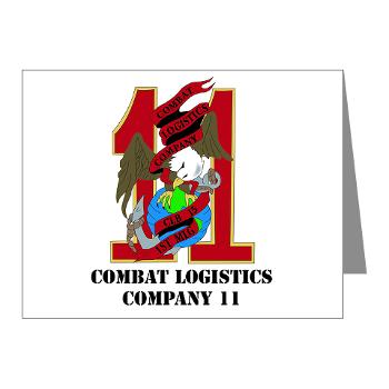 CLC11 - M01 - 02 - Combat Logistics Company 11 with Text Note Cards (Pk of 20)