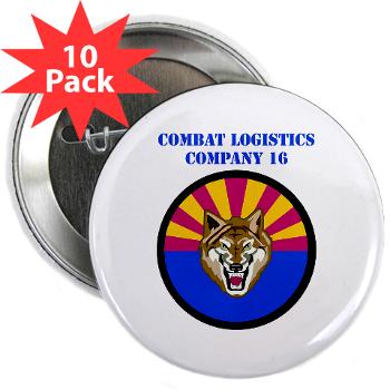 CLC16 - M01 - 01 - Combat Logistics Company 16 with Text - 2.25" Button (10 pack) - Click Image to Close