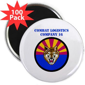 CLC16 - M01 - 01 - Combat Logistics Company 16 with Text - 2.25" Magnet (100 pack)