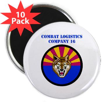 CLC16 - M01 - 01 - Combat Logistics Company 16 with Text - 2.25" Magnet (10 pack)