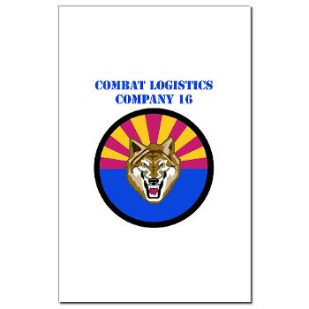 CLC16 - M01 - 02 - Combat Logistics Company 16 with Text - Mini Poster Print