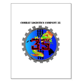 CLC35 - M01 - 02 - Combat Logistics Company 35 with Text - Small Poster