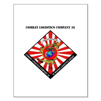 CLC36 - M01 - 02 - Combat Logistics Company 36 with Text Small Poster - Click Image to Close