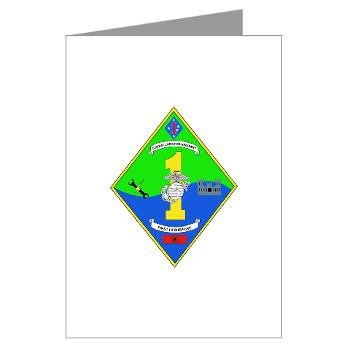 CLR1 - M01 - 02 - Combat Logistics Regiment 1 - Greeting Cards (Pk of 10)