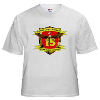 CLR15 - A01 - 04 - Combat Logistics Regiment 15 - White T-Shirt