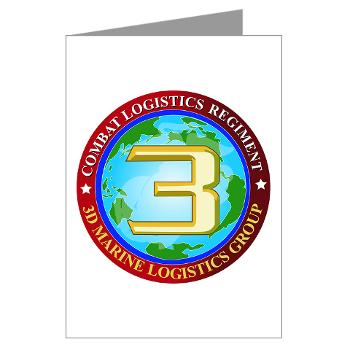 CLR3 - M01 - 02 - Combat Logistics Regiment 3 Greeting Cards (Pk of 20) - Click Image to Close