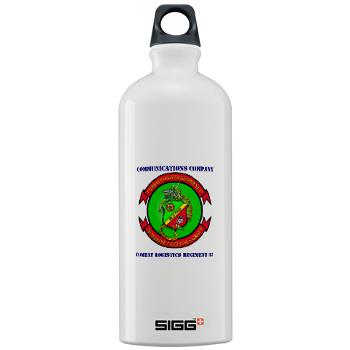 CLR37CC - A01 - 01 - Communications Company with Text - Sigg Water Bottle 1.0L