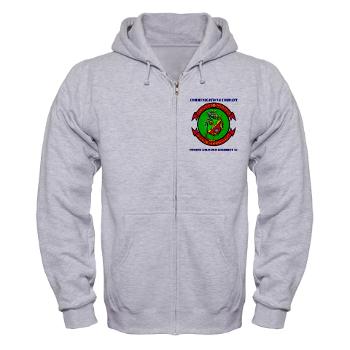 CLR37CC - A01 - 01 - Communications Company with Text - Zip Hoodie