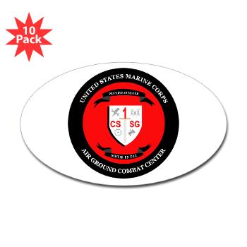 CSSG1 - M01 - 01 - Combat Service Support Group - 1 - Sticker (Oval 10 pk)