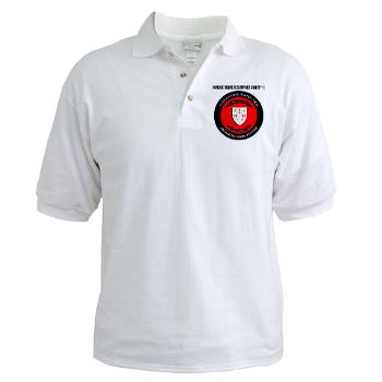 CSSG1 - A01 - 04 - Combat Service Support Group - 1 with Text - Golf Shirt