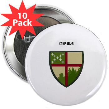 CampAllen - M01 - 01 - Camp Allen with Text - 2.25" Button (10 pack) - Click Image to Close